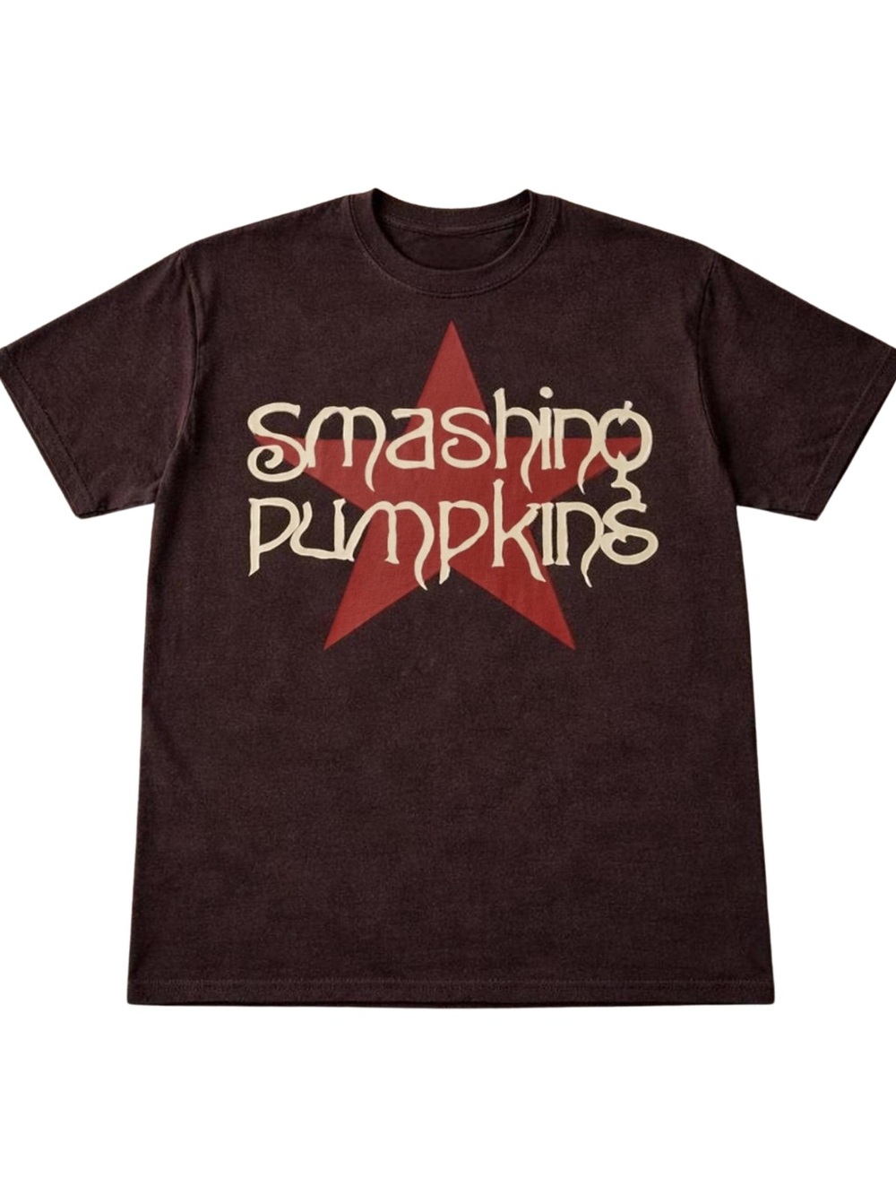 Gildan Smashing Pumpkins Brown Graphic Tee